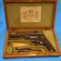  Good cased Beaumont Adams 54 Bore revolver circa 