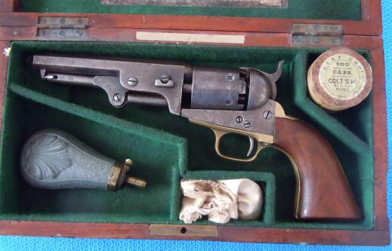 Fascinating Civil War Cased Metropolitan Cased Revolver.