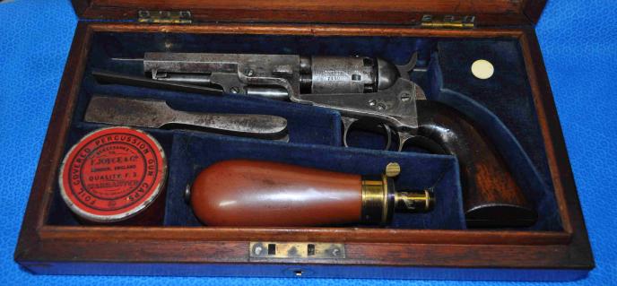 Excellent cased Colt London Pocket Pistol circa 1855