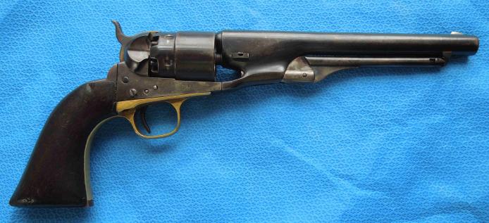 Civil War Colt Army Revolver cut for Shoulder Stock