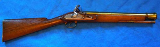 Ezekiel Baker Flintlock Coaching Gun circa 1790