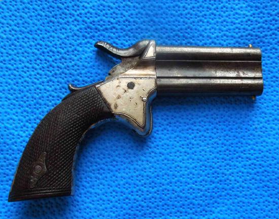 Rare Diminutive Webley Woodward 1863 Patent Pistol