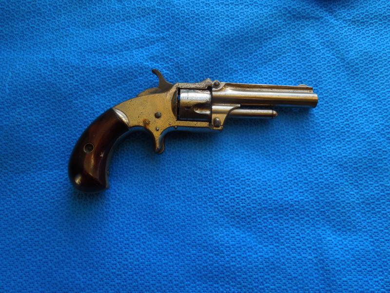 Marlin Model XXX 1873 tip up revolver.