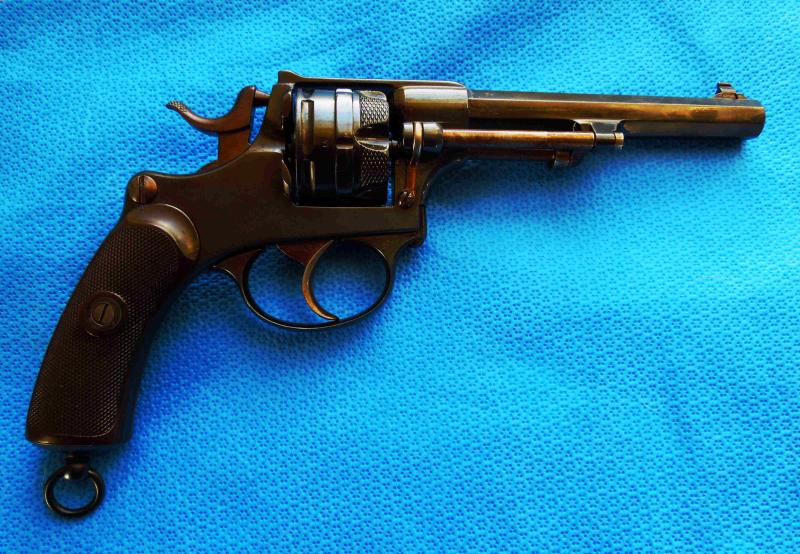 Pristine Swiss Model 1878 10.4 mm revolver.