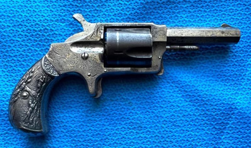 Norwich Arms revolver with Tiffany style grips.